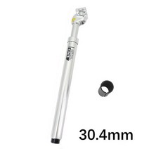 시트포스트 안장봉 UNO 시트 포스트 서스펜션 MTB 자전거 충격 흡수기 댐핑 초경량 마운틴 27.2mm 28.6 30 30.4 30.9 31.6 350MM 소프트 라이트10811, sliver 30.4mm