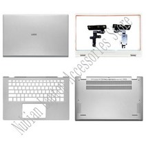 델 P130G P130G002 노트북 LCD 후면 커버 팜레스트 상단 하단 케이스 경첩 실버 0WK1KG, silver ABCD Hinge