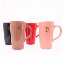 마시 롱 머그 600ml 대용량 머그컵, 핑크, 1개
