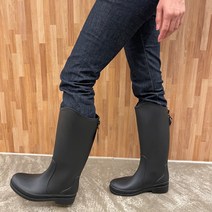 여성 포인트 베이직 롱 레인부츠 zn1030