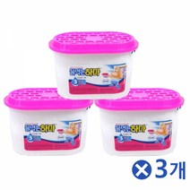 LHH133338습기제거 옷장용 물먹는 하마 3Px3개 제습재 제습용품, 1
