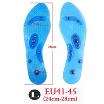 손 발 지압 표 어싱패드 지압기 지압볼 지압펌프 매트자기 마사지 안창 실리콘 젤 아치, 2쌍, 블루 엘