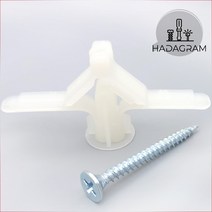 동공 앙카 석고 보드 나사 못 피스 칼브럭 직결 칼블럭 철판 방수 타격 피셔 토우 유니카 논프라 칼부럭 목재 스크류 판넬 스텐 텍스 플라스틱 자천공 다이소 선반 고정 천정 코브라, 동공앙카+피스, 앙카12mm + 피스38mm - 6세트, 1개