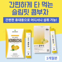 간편하게 타먹는 콤부차 꼼부차 콤부티 분말 스틱 발효 카페인없는차 연예인차 레몬맛 할리우드 스타들이 즐겨먹는 건강음료 뉴요커 30개 1개월, 아르채움 콤부차 3박스(90개입)