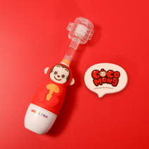 메가텐 x 코코몽 LED 전동칫솔. 유아&아동용 음파 소닉 칫솔 비바텍 럭스360, 메가텐 미디엄 코코몽, 1개