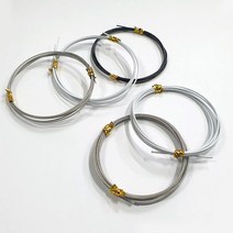 스텐 코팅 와이어 로프 액자걸이 길이연장 줄 부속, 스텐코팅와이어(고하중), 실버, 10M, 1개