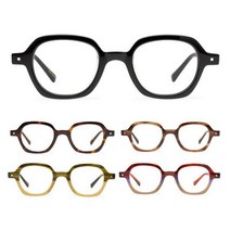 9574 빈티니 두꺼운 뿔테 안경 부드러운사각