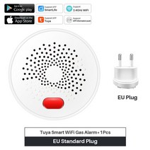도시 가스 누출 탐지기 수소 디텍터 누설 경보기 복합 측정기 휴대용 검출기 wifi gas alarm sensor 가연성 감지기는 스마트 라이프 앱 정보 푸시와 함께 홈 알람, 나는 플러그