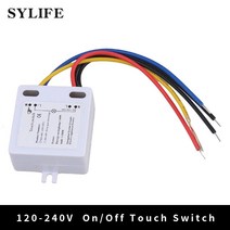 iot스위치 220 볼트 200W XD-609 LED 램프 On/Off 터치 스위치 센서, 한개옵션0