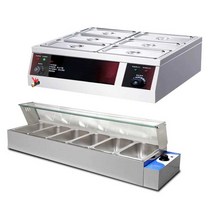6구반찬냉장고 분리형 업소용 김밥 밧드냉장고 간냉식, B타입 4포트