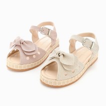 레비스풋 베네 반다나 겹리본 유아동 키즈 주니어 여아샌들