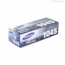 삼성 ML 1865K 정품토너 검정 1500매(MLT-D104S), 1개, 흑백