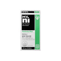 일동제약 멀티비타민 남성종합영양제 비타민D 비타민B 칼슘 비오틴 요오드 마그네슘 엽산 아연 나이아신 활력비타민 수용성비타민 마카 옥타코사놀 홍삼, 1통