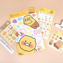 춘식이 스티커 4종 세트, A세트, A세트