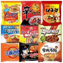 [오뚜기/농심/삼양/팔도] 봉지라면 50종 골라담기, B 상품선택:06_오뚜기진짬뽕×4개