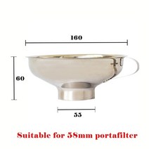 커피 도징링 EK43 특수 지능형 도징 링 304 스테인레스 스틸 커피 파우더 깔때기 58mm 포타필터용 플라이, 01 A