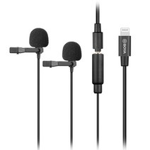 방송용 공연용 무선 강의용 핀 마이크 무선송수신기 boya by m2 professional ios lavalier lapel cardioid mini 6m 케이블 마이크, by-m2d