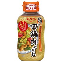 에바라 회과육 중식 제육볶음 소스 일본 호이코로 양념 230g 4팩