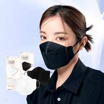 닥터크루 3D KF94 숨쉬기편한 대형 마스크 50매, 닥터크루/대형(L), 블랙 50매입