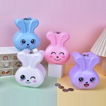 저금통 2023토끼저금통 기부저금통 미니저금통 지폐저금통 잠금장치적용 사은품 판촉물, 화이트