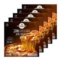 CJ제일제당 고메 로제 크림 치킨 시카고 피자 400g x 5개 1924429