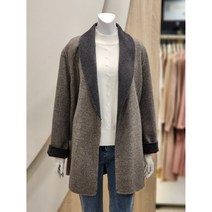 더아이잗 오버핏 숄카라 숏기장 울 코트 IJAA0CT11