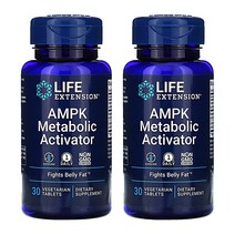 라이프익스텐션 AMPK Metabolic 메타볼릭 액티베이터 효소 30베지타블렛 2팩