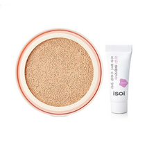 아이소이 스킨케어 쿠션 파운데이션 SPF38 PA++ 리필 + 수분폼 7ml 세트, 1세트, 21호(쿠션)