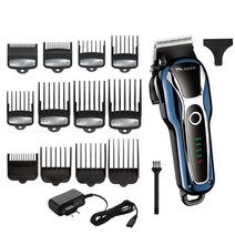바리깡 이발기 Hairdressing powerful hair clipper professional cutter electric trimmer [A00017093], 03-12pcs guide comb-17093
