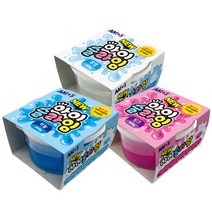 아모스 아이슬라임 300g 600g 슬라임 베이스 (+액티 120ml 증정), 아이슬라임 3색(투명/핑크/하늘)[액티120ml 증정]