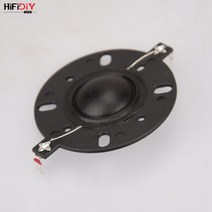 스피커 앰프 HIFIDIY 라이브 25.5 코어 트위터 보이스 코일 멤브레인 블랙 투명 골드 실버 필름 고음 스피, 03 Black_03 4 Pieces