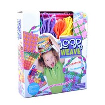 핸드메이드 DIY 패브릭 편직기 집순이 집콕 취미생활 베틀 미니 키트, 표준 가방(직기+8색 96개)