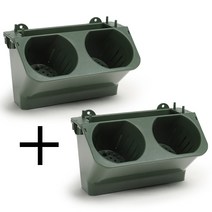 로하스리빙 수직 멀티벽걸이화분(MP-04) 2P, 카키