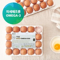 가농 무항생제인증 1 등급 골드 오메가에그 40구(당일산란 발송), 1박스, 2.4kg