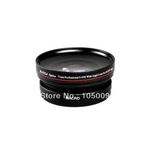 DSLR 카메라 렌즈 77mm 0.45x77mm 광각 매크로 변환 캐논 니콘 펜탁스 후지 올림푸스 블랙, C 입