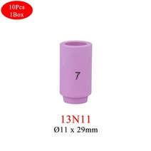 티그 용접기 상자 당 10 개 29mm 13N08 알루미나 노즐 TIG WP9 20 25 용접 토치 액세서리, 04 13N11_01 10pcs, 10개