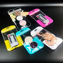 디자인 포장지백 파우치 소분 이어폰 액세서리 열쇠고리 8.5x16, 화이트