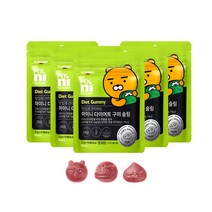 마이니 다이어트 구미 슬림 가르시니아 풋사과 추출물 젤리 꾸미 씹어먹는 hca 체지방 맛있게관리하는 기능성원료 건강기능식품, 5봉, 3세트