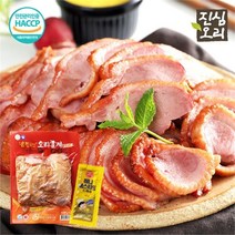 진심오리 유황먹은 훈제오리 600gx4팩 2.4kg +소스증정, 단일상품/단일상품, 600g