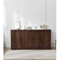 낮은 이불장 슬라이딩 간이 입본장 엔틱 이불 장농, 양문형목재100x60x100옷장레일문2개