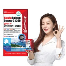 네추럴라이즈 알라스카 연어 오메가3 1200 1309mg*180캡슐, 1set