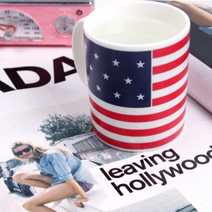 U.S.A 온도 머그컵