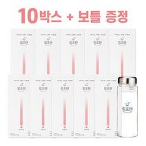 링포텐 링포션 맛있는 수분충전, 복숭아맛 10포 x 10개 + 500ml전용보틀