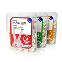 헬로제인 라텍스 손가락 골무 100p (S M L), 100개