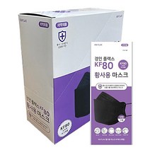 KF80텐탈마스크 국산 얇은 마스크 대형, 블랙