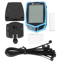 속도계 자전거속도계추천자전거 속도계 컴퓨터 사이클링 주행 거리계 Lcd Mtb 스톱워치 기능 방수 자동, 02 Sky-blue 16.5X4.5CM