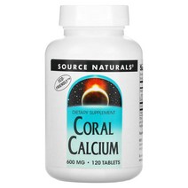 소스내추럴스 산호 칼슘 600mg 120정, 6병