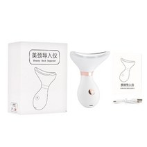 괄사 갈바닉 리프팅 리프테라 림프순환 IPL LDM관리 하이푸 엔더몰로지 테라노바 미세전류 고주파마사지기v face neck 리프팅 마사지 난방 넥 facial beauty, 하얀