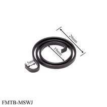 스프링 압축 용수철 비틀림 스프링 28mm 플랫 와이어 도어 잠금 핸들 코일 문, 02 FMTB-MSA_03 10PCS