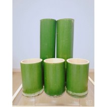 대나무통 죽통비누 대통밥 통밥용대나무 대나무통삼겹살, 대나무술통, 지름 7~8cm, 높이 35~40cm, 1개